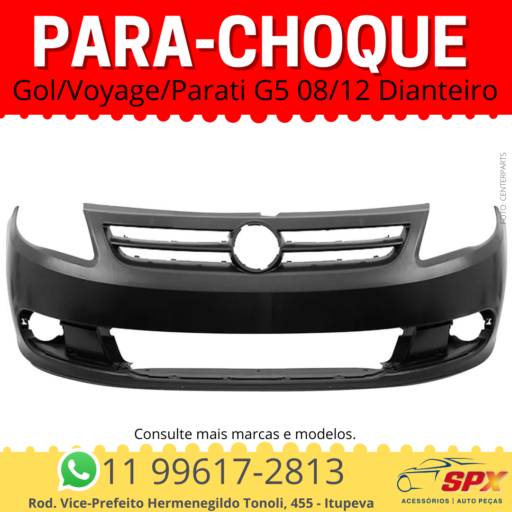 PARA-CHOQUE GOL/VOYAGE/PARATI 08/12 DIANTEIRO em Itupeva, SP por Spx Acessórios e Autopeças