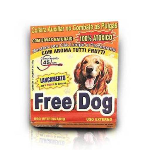 Coleira free dog para pulgas