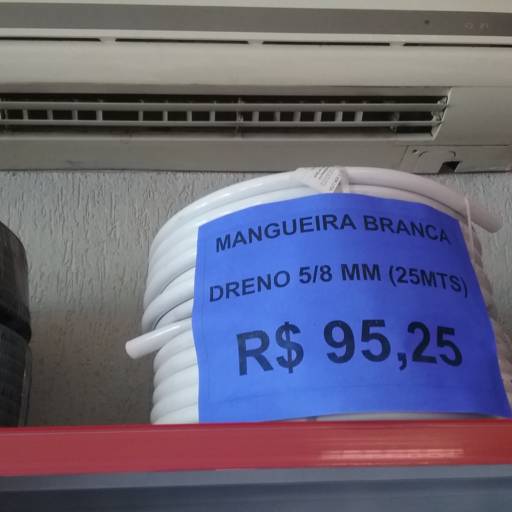Comprar o produto de Mangueira branca dreno 5/8mm (25mts) em A Classificar pela empresa Arconcept em Caraguatatuba, SP por Solutudo