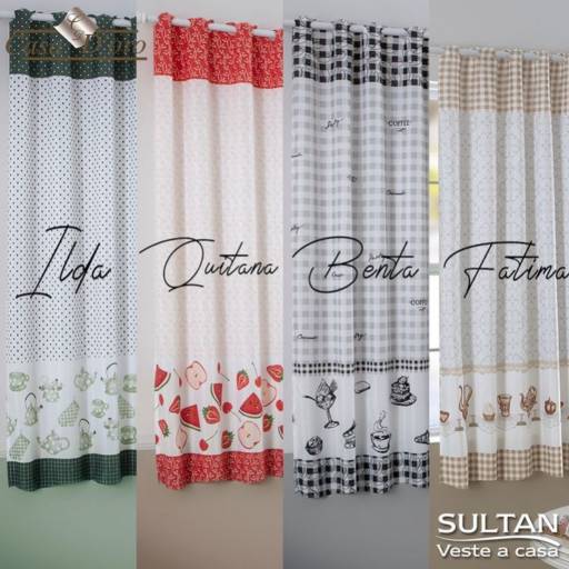 Cortinhas linha Day by Day - Casa D´Ouro Sultan