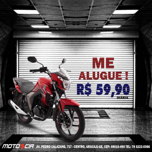 Aluguel de Motos a partir de R$ 59,90 em Aracaju, SE por Moto e Cia Aracaju