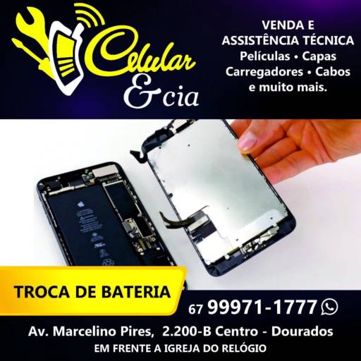 Comprar o produto de Troca de Bateria em Celulares e Telefones pela empresa Celular & Cia em Dourados, MS por Solutudo
