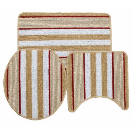 Jogo de banheiro 3 peças Miriam