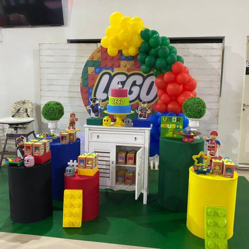 Decoração Lego em Itatiba, SP por Buffet Fun Ville
