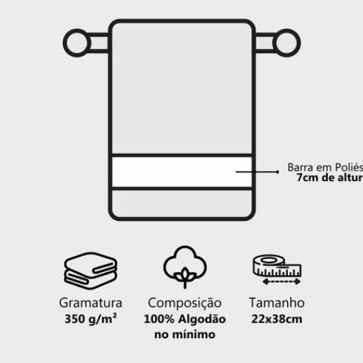 Toalha de Lavabinho para estampa Sublimática 350g/m² - Print New em São José do Rio Preto, SP por Public Gráfica e Brindes