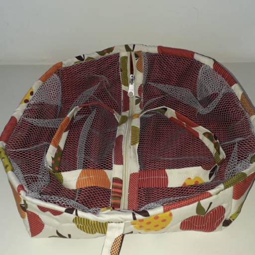 Cesta para pães em patchwork  por Artes da Faby Atelie