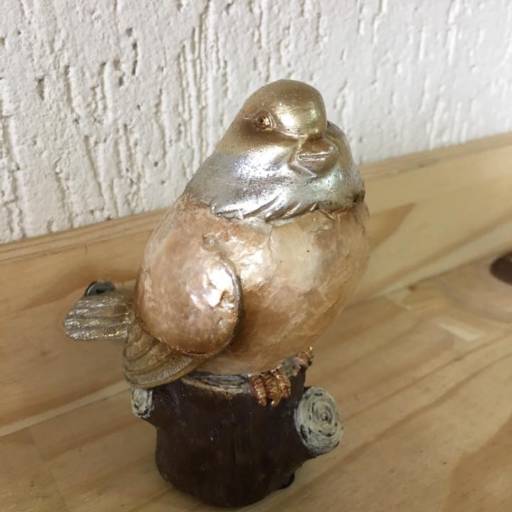 Pássaro Resina por Casa Renove Decoracoes