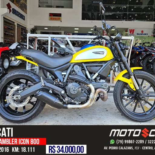 Comprar o produto de Ducati scrambler icon 800 em Lojas de Motos pela empresa Moto e Cia Aracaju em Aracaju, SE por Solutudo