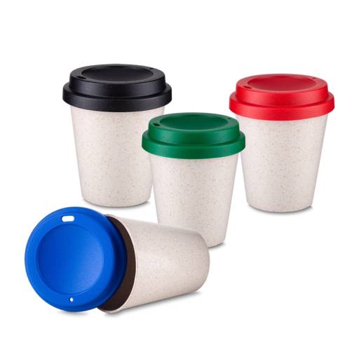 14498 Copo Fibra de Arroz 350ml em São José do Rio Preto, SP por Public Gráfica e Brindes