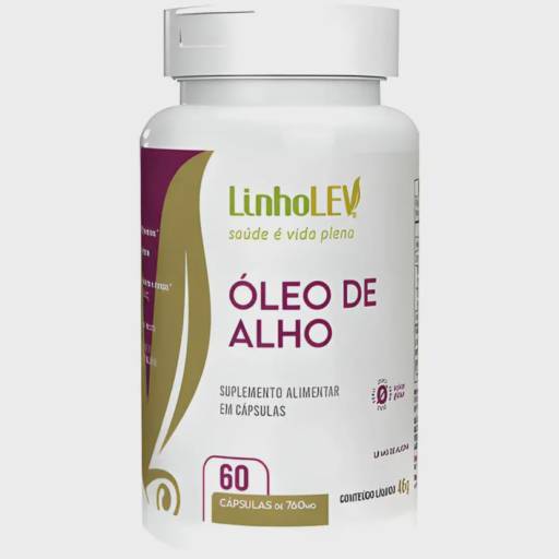 Óleo de Alho Desodorizado 250mg com 60 cápsulas - LinhoLev