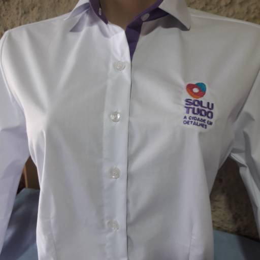 Comprar o produto de Camisa Feminina Manga Longa  em Camisas pela empresa MK Confecções - Uniforme em Atibaia  em Atibaia, SP por Solutudo