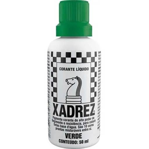 Corante Líquido Xadrez  50ml em Boituva, SP por Solução Materiais e Equipamentos