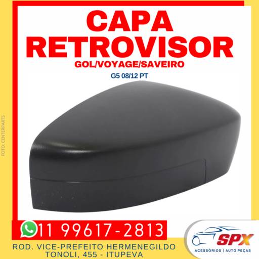 CAPA RETROVISOR GOL/VOYAGE/SAVEIRO  em Itupeva, SP por Spx Acessórios e Autopeças