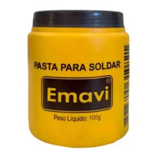 Pasta para soldar Emavi 110g em Boituva, SP por Solução Materiais e Equipamentos