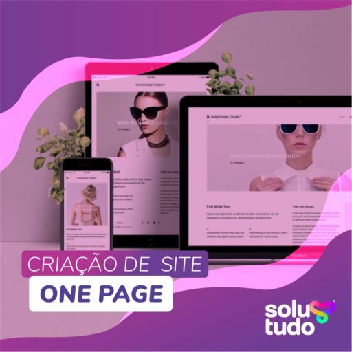 Comprar o produto de Criação de Site One Page em Criação de Sites pela empresa Criação de Sites Atibaia em Atibaia, SP por Solutudo