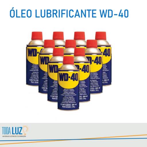 Comprar o produto de Óleo lubrificante WD-40 em Materiais Elétricos pela empresa Toda Luz Materiais Elétricos e Iluminação em Atibaia, SP por Solutudo