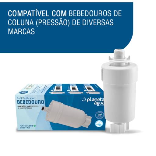 Refil Bebedouro Universal ( bebedouros de pressão de diversas marcas) por Lojão dos Filtros
