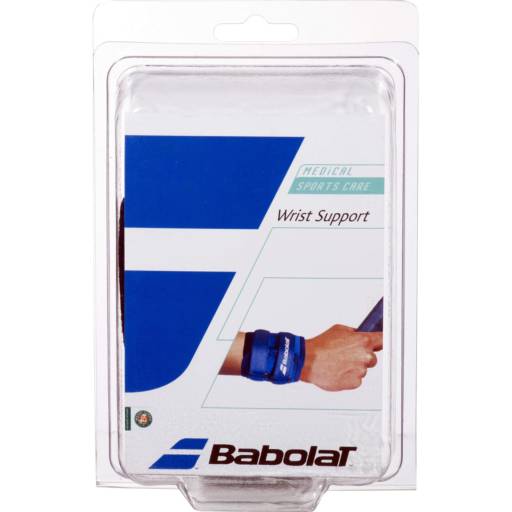 Wrist Support Babolat Azul por Léo Tennis Atibaia - Aula de Tênis, Beach Tênis e Locação de Quadra de Tênis