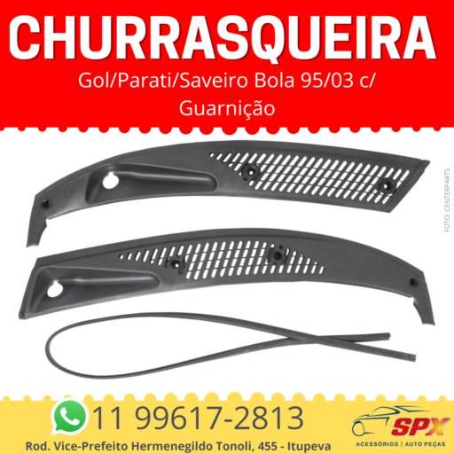 CHURRASQUEIRA GOL/PARATI/SAVEIRO BOLA 95/03 GUARNIÇÃO 