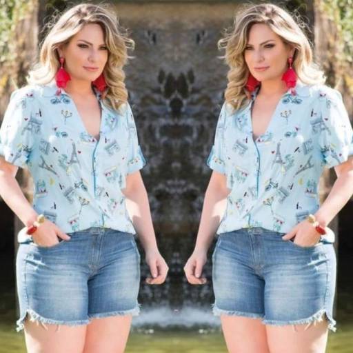 Shorts Jeans (Semelhante ao da foto Disponível nos Tamanhos: 42 - 46 - 48 e 52).