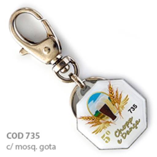 Chav. Chapinha Metálica COD 735 - Octágono em São José do Rio Preto, SP por Public Gráfica e Brindes