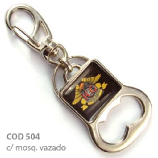 Chav. Medalha ou Pingente COD 504 - Abridor Quadrado - resina 1 lado em São José do Rio Preto, SP por Public Gráfica e Brindes