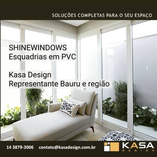 Comprar o produto de Shine Windows esquadrias em PVC  em A Classificar pela empresa Kasa Design em Bauru, SP por Solutudo