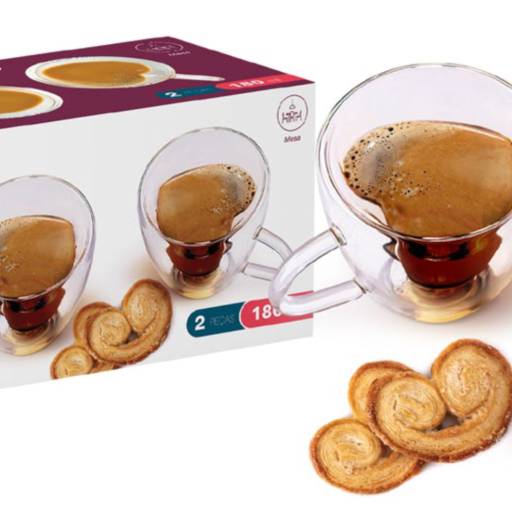 XÍCARA CORAÇÃO COM PAREDE DUPLA 280ML em São José do Rio Preto, SP por Public Gráfica e Brindes