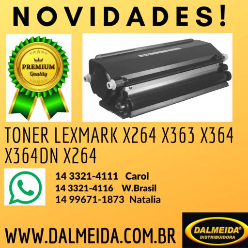 CARTUCHO DE IMPRESSORA em Bauru, SP por Dalmeida Distribuidora de Toner e Cartuchos