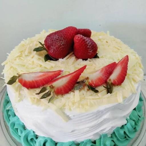 Bolo de Chocolate branco trufado