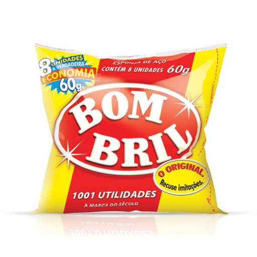 Lã de aço c/ 8 und - Bombril