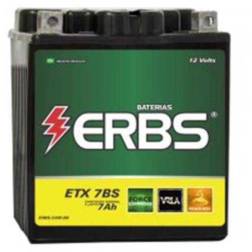 Comprar o produto de Bateria para Moto - 7 amperes - ERBS em Baterias para Motos pela empresa Acelera Auto Peças em Praia Grande, SP por Solutudo