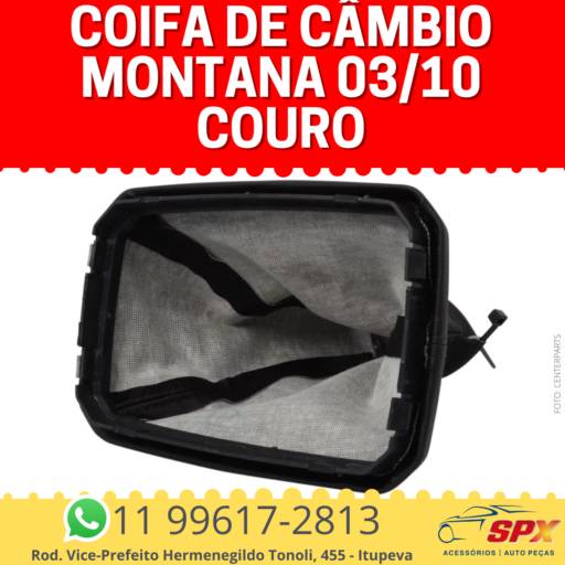 Coifa de Câmbio Montana 03/10 Couro em Itupeva, SP por Spx Acessórios e Autopeças