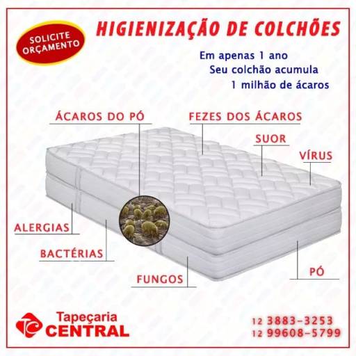 Comprar o produto de Lavagem e higienização  de colchões  em A Classificar pela empresa Tapeçaria Central em Caraguatatuba, SP por Solutudo