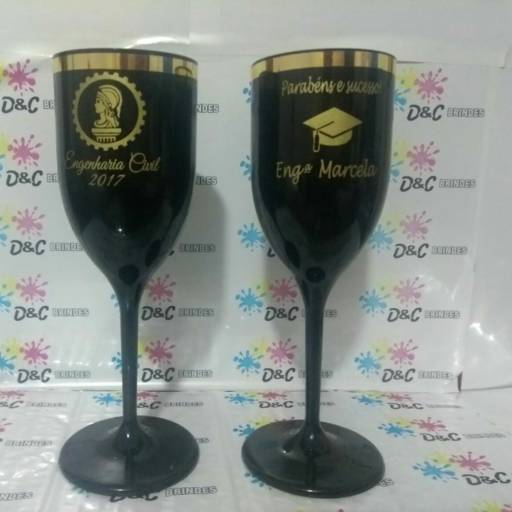 Comprar o produto de Taças em Acrílico Personalizadas em Personalizados pela empresa D&C Brindes em Bauru, SP por Solutudo