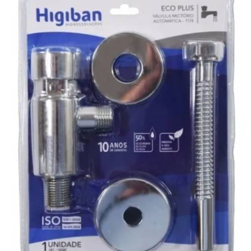 Válvula para mictório automática Higiban em Boituva, SP por Solução Materiais e Equipamentos