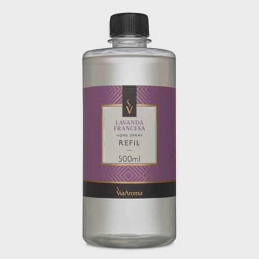 Home Spray de Lavanda Francesa Refil  500ml - Via Aroma