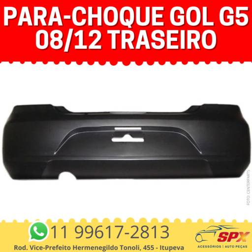 Para-Choque Gol G5 08/12 Traseiro em Itupeva, SP por Spx Acessórios e Autopeças