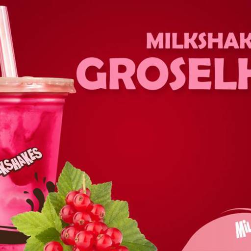 Comprar o produto de Milk Shake de Groselha em Bolos e Doces pela empresa Mil Milkshakes em Indaiatuba, SP por Solutudo