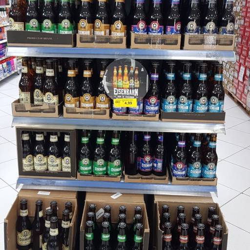 Comprar o produto de Cerveja Eisenbah Estilos long Neck  em A Classificar pela empresa Mercado Campos Salles em Joinville, SC por Solutudo