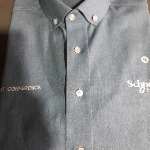 Camisa Jeans Lavado por MK Confecções - Uniforme em Atibaia 