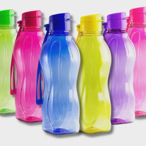 Squeeze de Plástico Cores Diversas com 500ml 