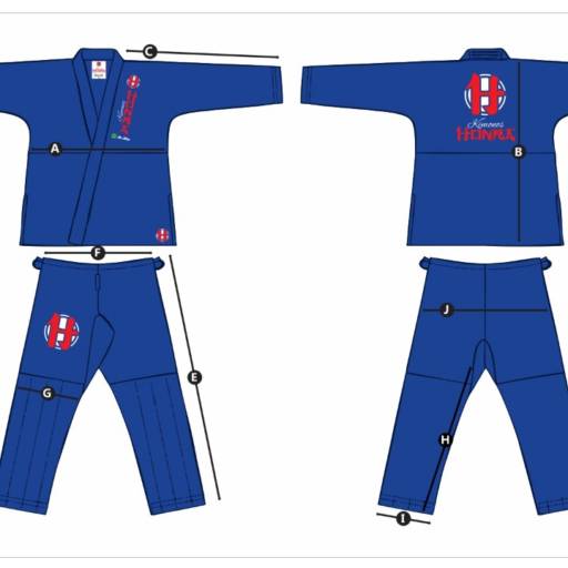 Comprar o produto de Kimono Judô Infantil Tecido Brim leve Azul com faixa em Artes Marciais e Boxe pela empresa Kimonos Honra em Foz do Iguaçu, PR por Solutudo