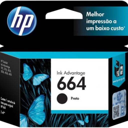 Comprar o produto de Cartucho Original HP 664A (F6V29AB) Preto 2ML em Cartuchos Jato de Tinta pela empresa Ponto do Cartucho em Santa Cruz do Rio Pardo, SP por Solutudo