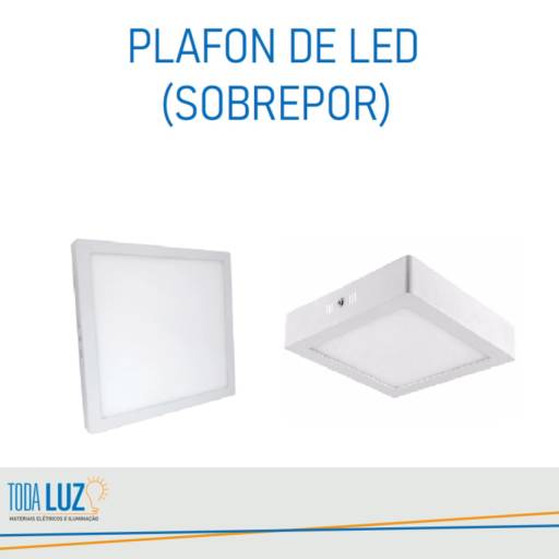 Comprar o produto de Plafon de LED Sobrepor em Iluminação pela empresa Toda Luz Materiais Elétricos e Iluminação em Atibaia, SP por Solutudo