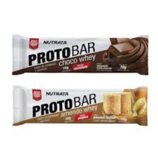 Barra de proteína - ProtoBar - Sabores: Chocolate e Amendoim por Center Fit Suplementos 