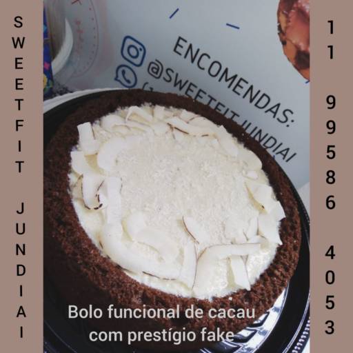 Bolo funcional de prestigio fake