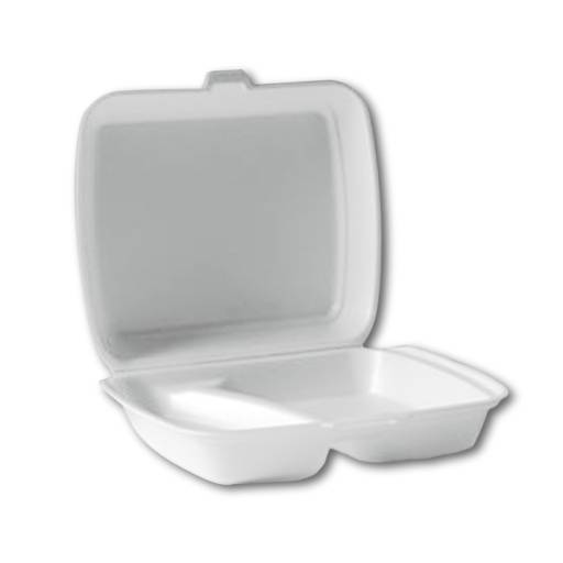 Bandeja EPS CH-202 Hambúrguer c/divisória 