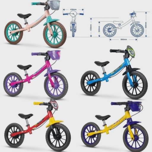 Comprar o produto de Bicicleta Infantil Sem Pedal Equilíbrio Balance Nathor Aro12 em Bikes pela empresa Salles Bikes Bicicletaria em Atibaia - Bicicletas, Acessórios para Bicicletas e Manutenção de Bikes em Atibaia, SP por Solutudo