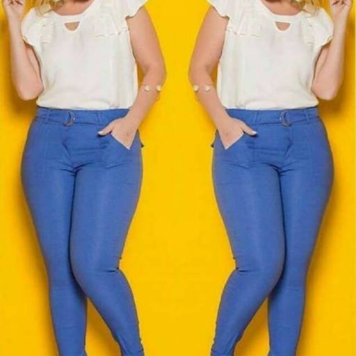 Calça de Bengaline (Disponível na Cor Preta e Tamanho 48/50). em Bauru, SP por Blessing Store 